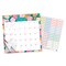 Bonnie Marcus OFFICIAL | 2027 12 x 12 Inch (Hanging) 18 Months Monthly Square Wire-O Calendar | Sticker Sheet | July 2026 - December 2027 | Plato | Fashion Designer Stationery
